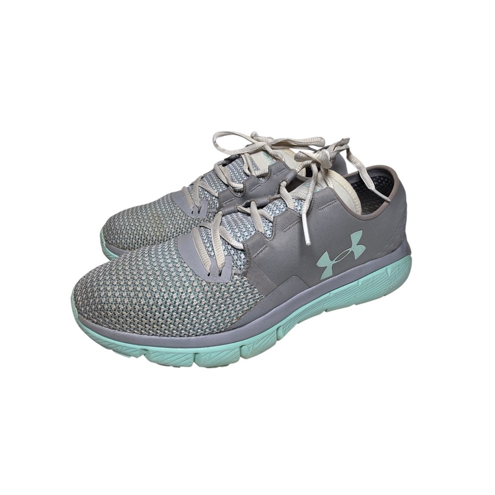 Under‎ Armour SpeedForm Fortis 2 Running Shoes Women's US 10 Gray Teal SB0